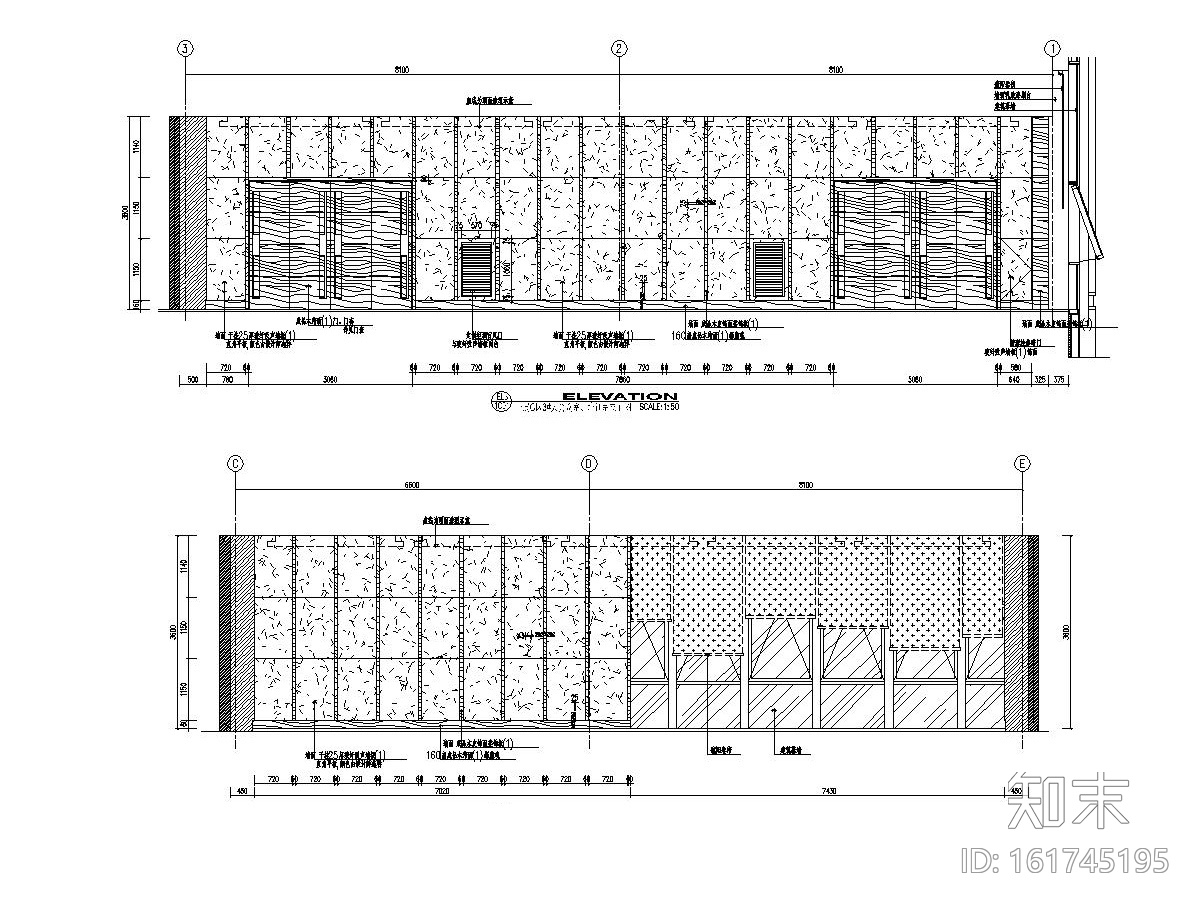 [江苏]某集团20层大型办公楼室内装修全套施工图（附效果...施工图下载【ID:161745195】