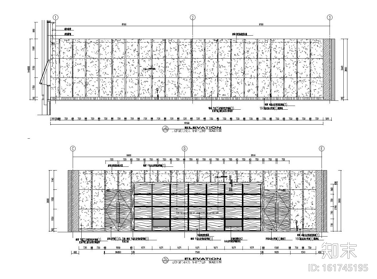 [江苏]某集团20层大型办公楼室内装修全套施工图（附效果...施工图下载【ID:161745195】