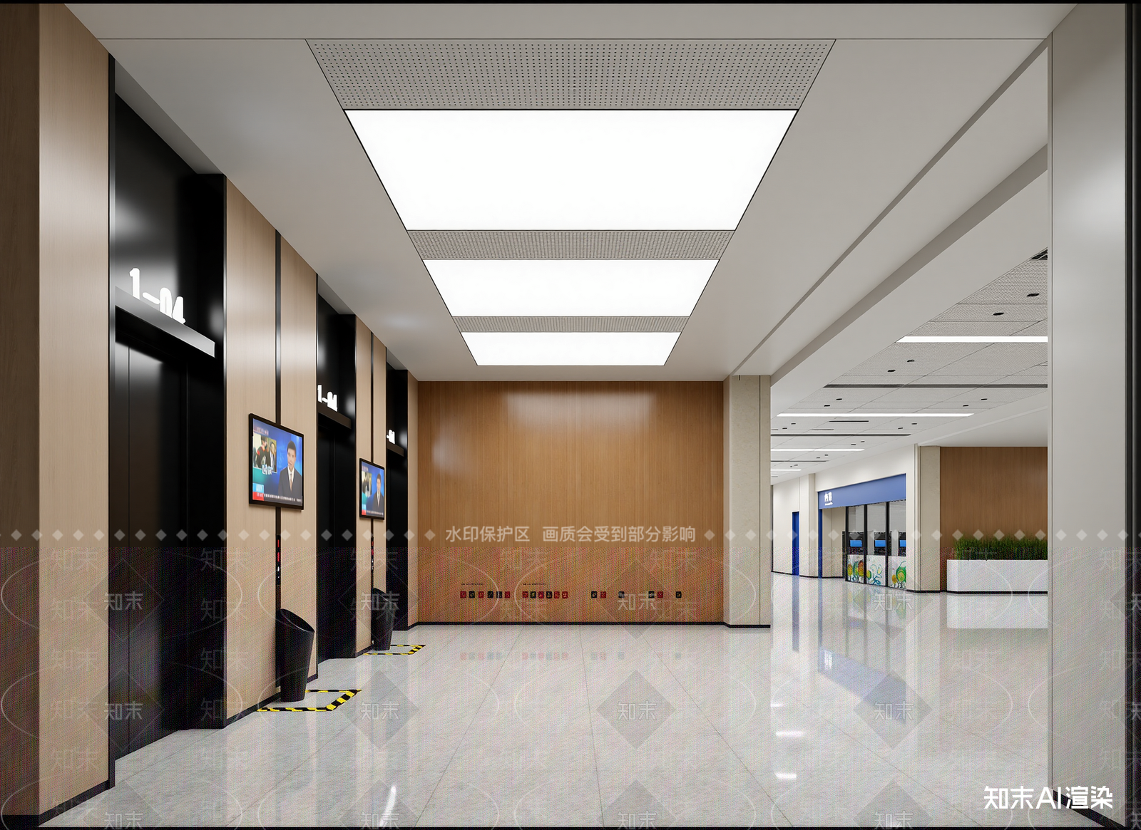 现代大厅3D模型下载【ID:1214567369】