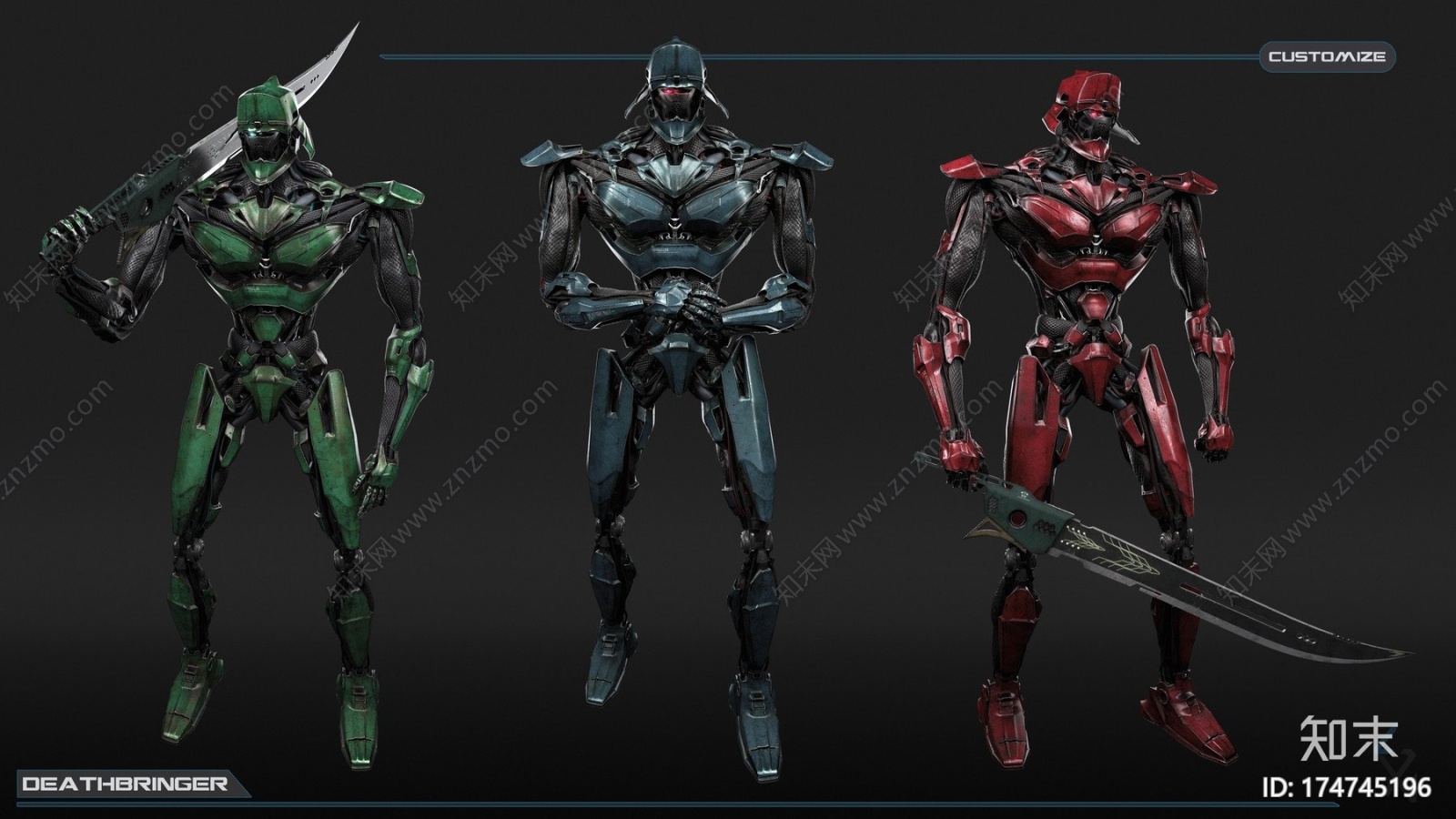 的机器人平台CG模型下载【ID:174745196】