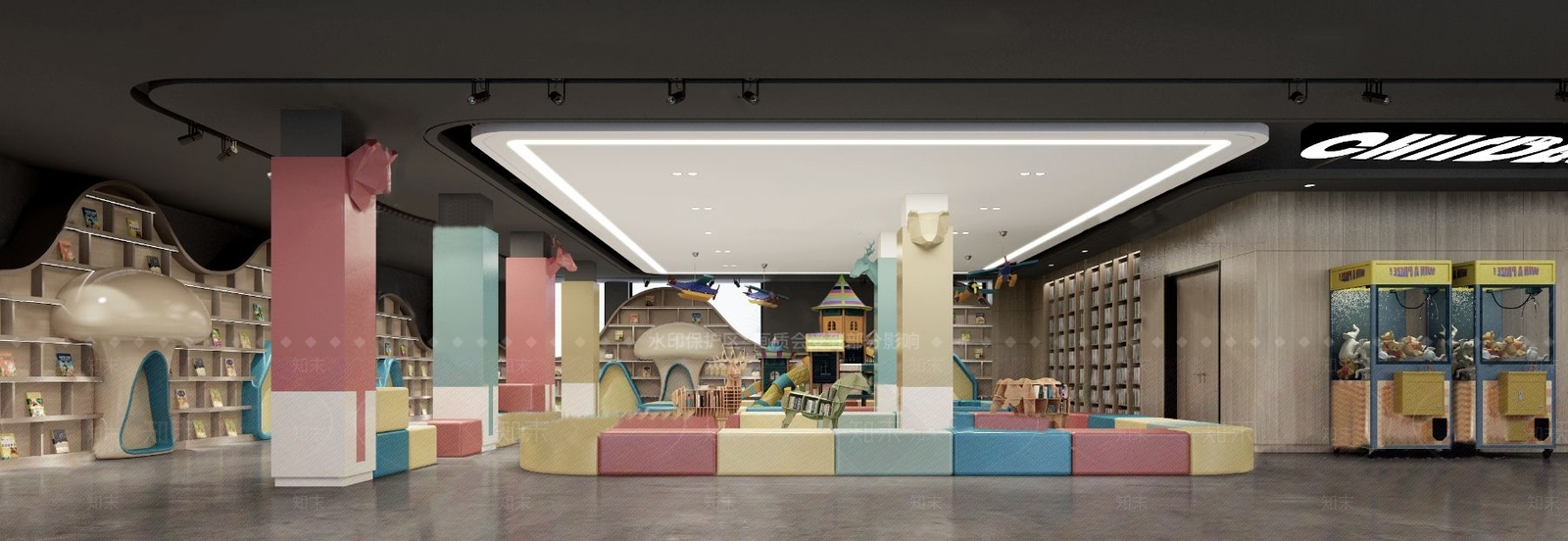 现代儿童书店3D模型下载【ID:168945065】