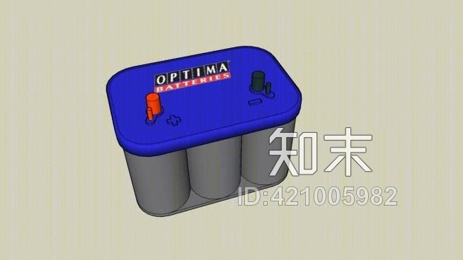 Optima汽车/卡车电池SU模型下载【ID:421005982】