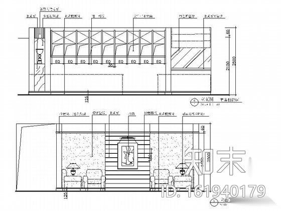 [成都]天籁地域高档五星级独特酒店设计CAD装修图cad施工图下载【ID:161940179】
