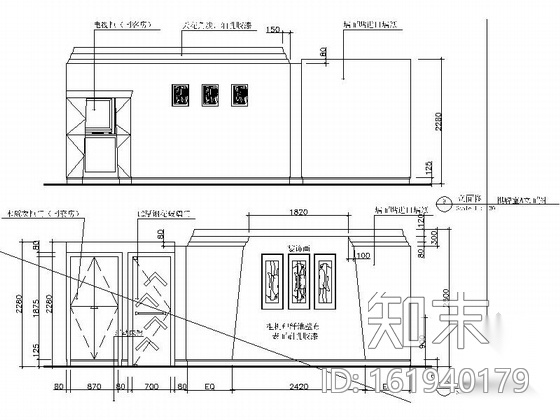 [成都]天籁地域高档五星级独特酒店设计CAD装修图cad施工图下载【ID:161940179】