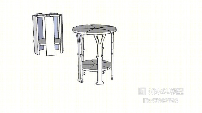 边几SU模型下载【ID:47662703】