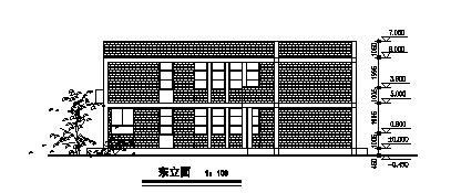 中国矿业大学建筑设计研究院建筑施工图cad施工图下载【ID:151481100】