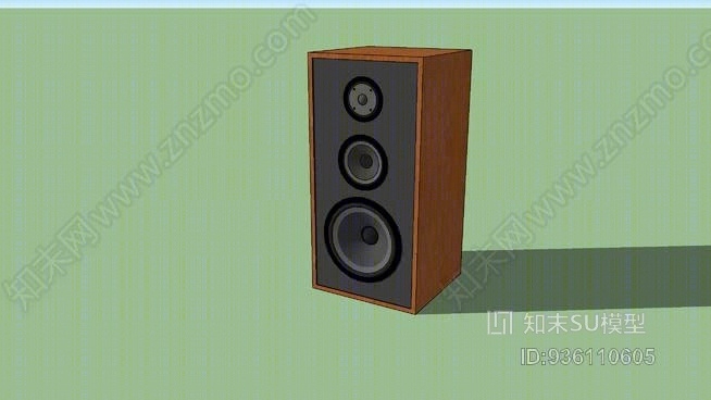 磨坊扬声器运行SU模型下载【ID:936110605】