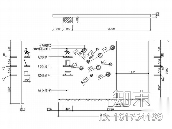 [贵州]某家具专卖店装修图cad施工图下载【ID:161754199】