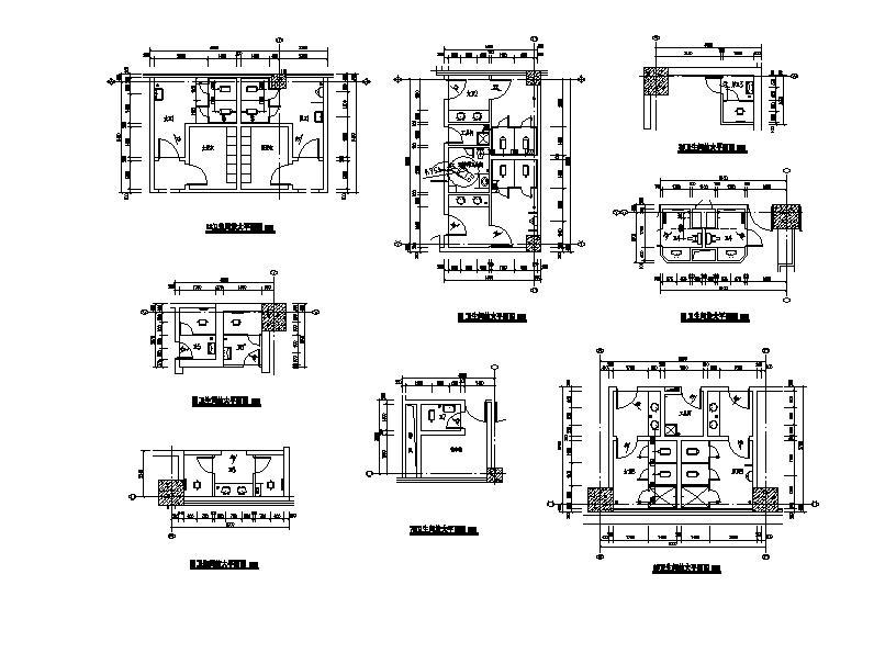 [安徽]高层双子塔式省级2000床综合性医院建筑施工图cad施工图下载【ID:151581101】