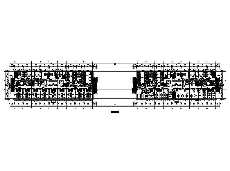 [安徽]高层双子塔式省级2000床综合性医院建筑施工图cad施工图下载【ID:151581101】