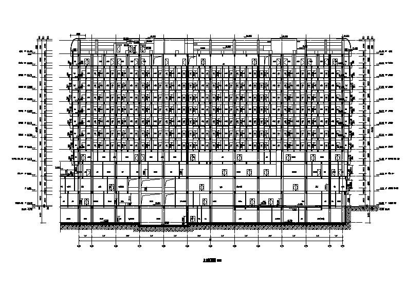 [江苏]高层市级圆弧外观康复疗养院改建建筑施工图施工图下载【ID:160722177】