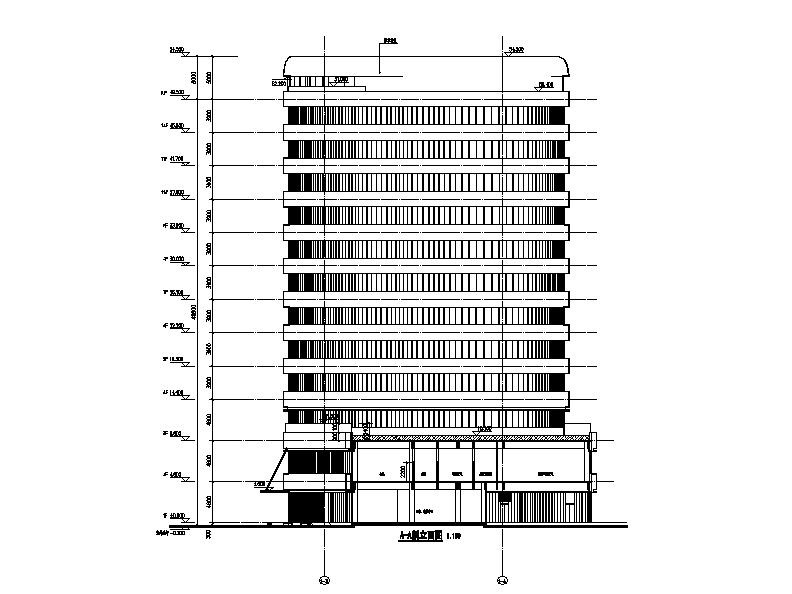 [江苏]高层市级圆弧外观康复疗养院改建建筑施工图施工图下载【ID:160722177】