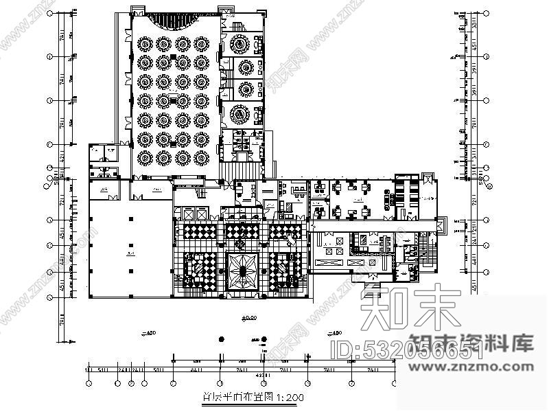 施工图现代风某星级酒店室内装修图含效果施工图下载【ID:532056651】