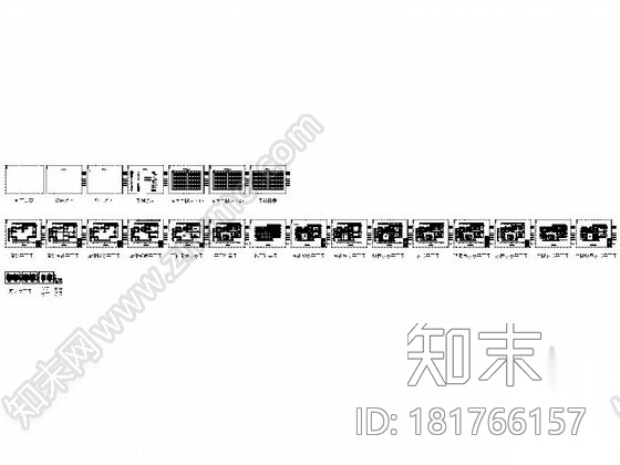 [北京]高端私家花园小区现代时尚两室一厅装修图施工图下载【ID:181766157】