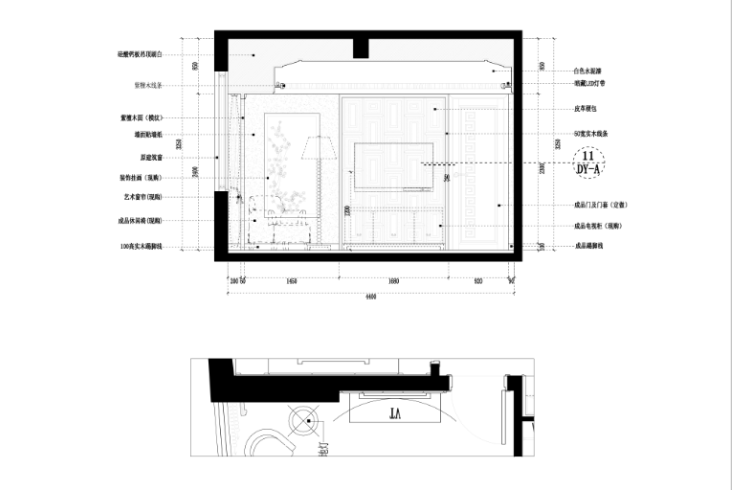 水岸名居家装设计完整施工图及效果图施工图下载【ID:161764142】