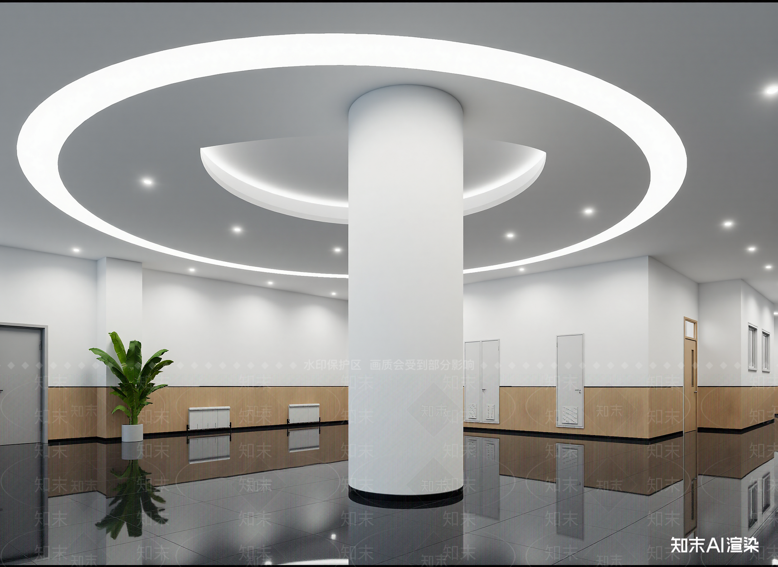 现代大厅3D模型下载【ID:1214744007】