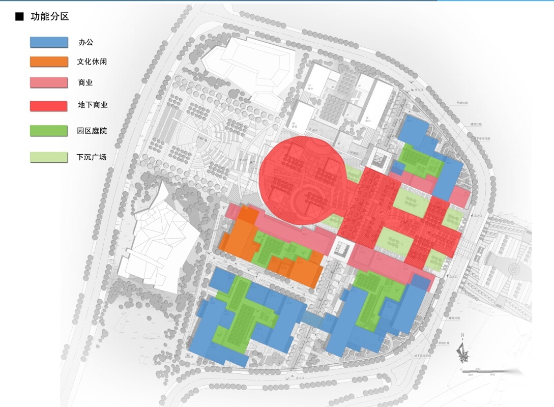 [重庆]办公及文化休闲功能文化创意产业园设计（含CAD及...施工图下载【ID:151406158】