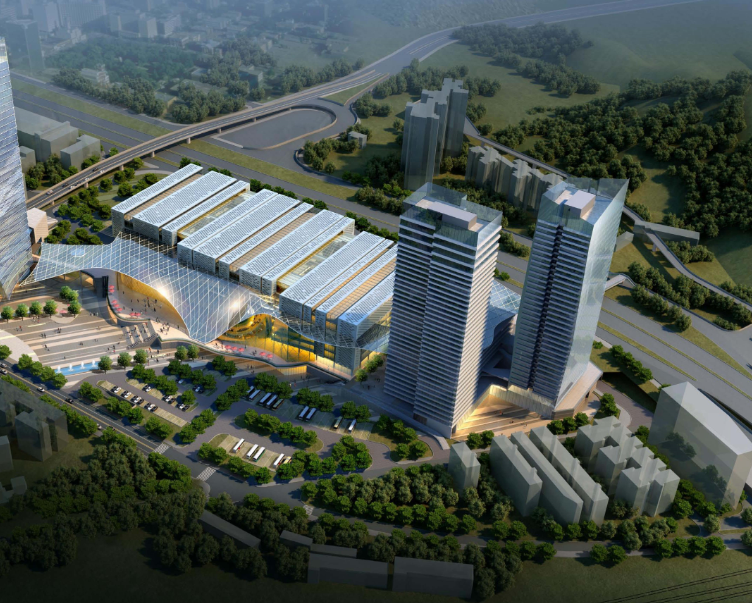 长城笋岗城市综合体项目（含商业建筑）cad施工图下载【ID:151475100】