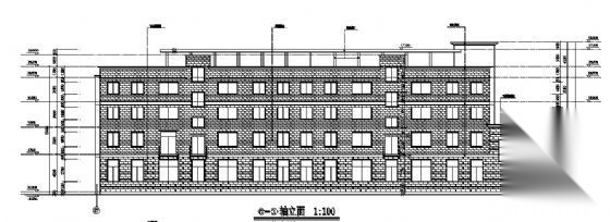 某四层办公综合楼建筑施工图cad施工图下载【ID:151434118】