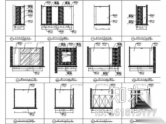 [江苏]某度假酒店办公室装修图cad施工图下载【ID:161815177】