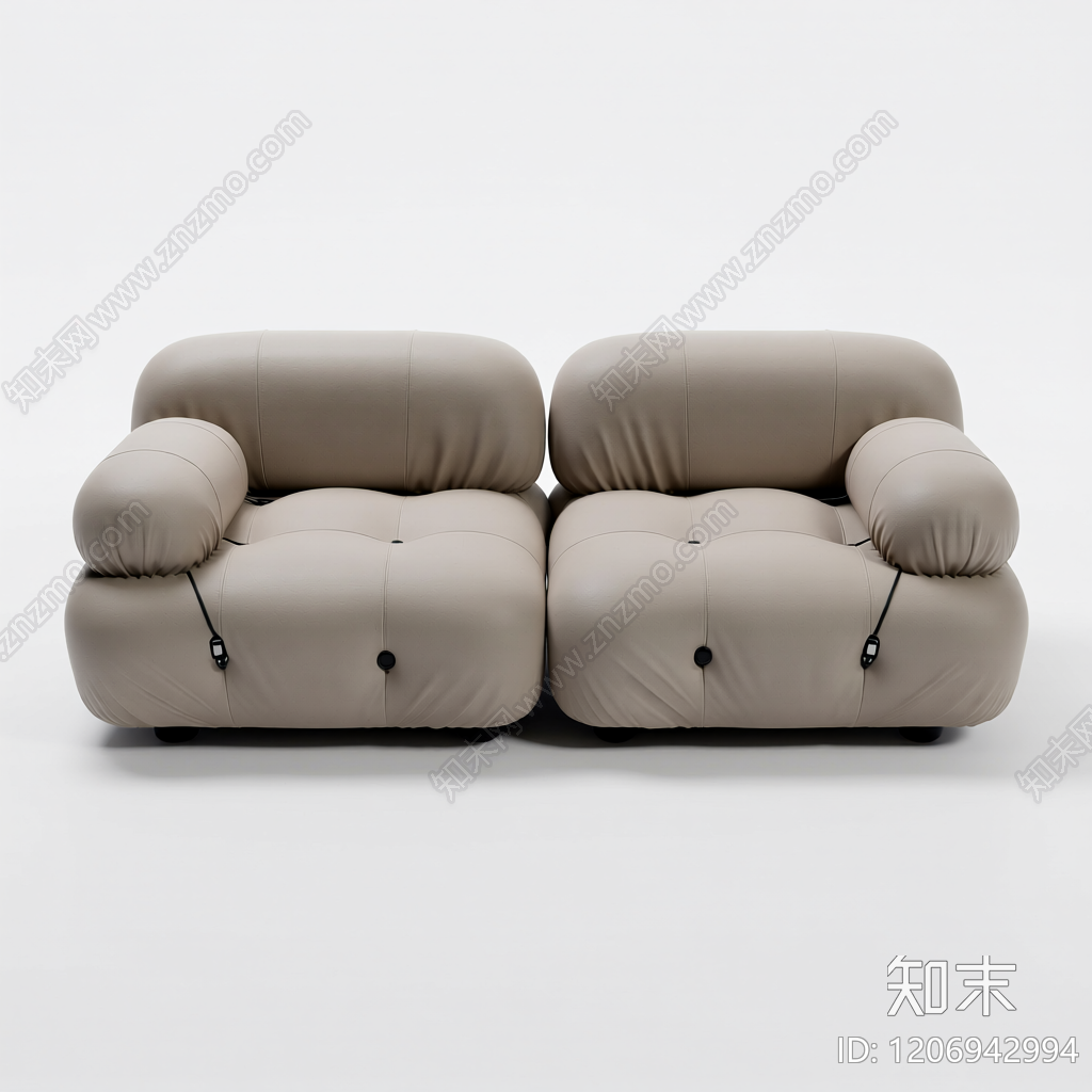 模块化沙发组件3D模型下载【ID:1206942994】