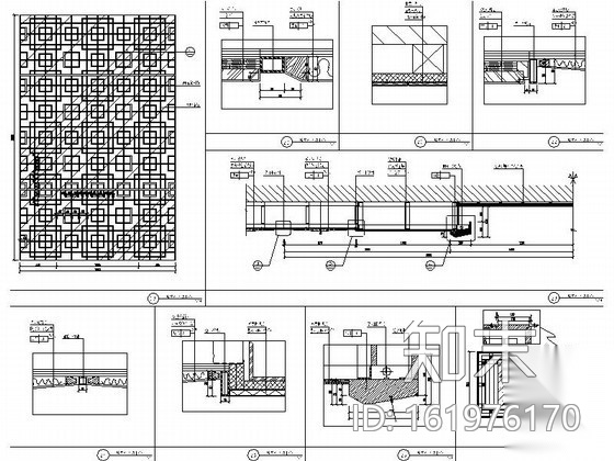 [无锡]新中式精装大酒店装修施工图（含实景）cad施工图下载【ID:161976170】