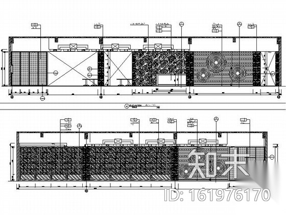 [无锡]新中式精装大酒店装修施工图（含实景）cad施工图下载【ID:161976170】