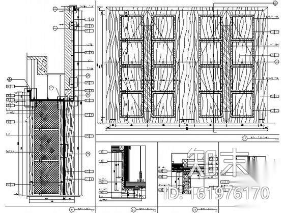 [无锡]新中式精装大酒店装修施工图（含实景）cad施工图下载【ID:161976170】