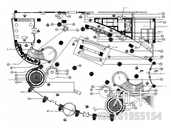 [成都]五星级豪华酒店大堂室内装修施工图（含实景）施工图下载【ID:161955154】