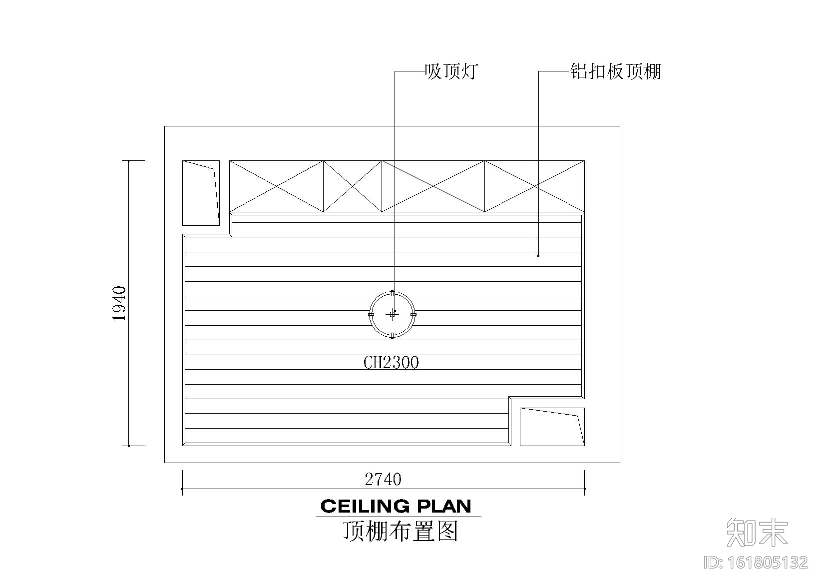 室内厨房橱柜cad施工图下载【ID:161805132】