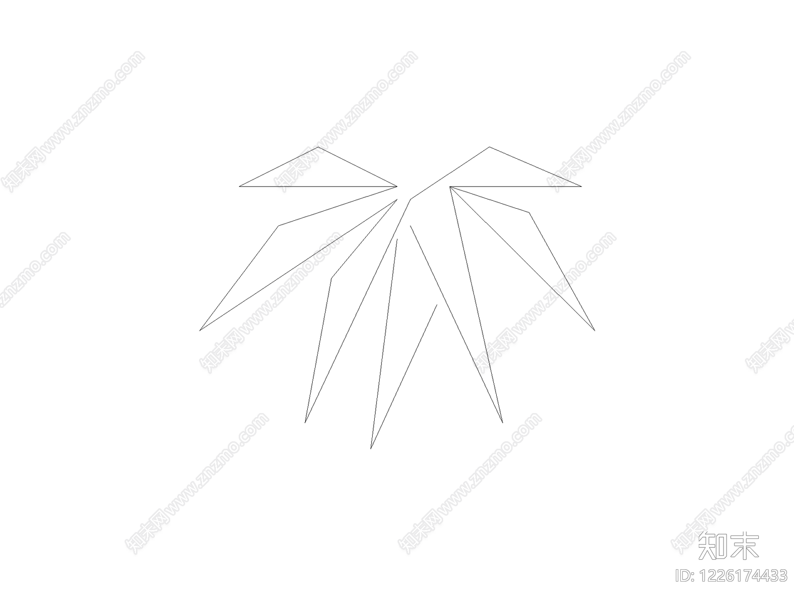 灌木种植CAD图纸