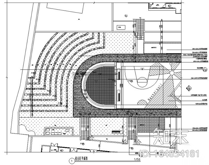 [浙江]某中学校园环境景观改造设计施工图cad施工图下载【ID:164854181】