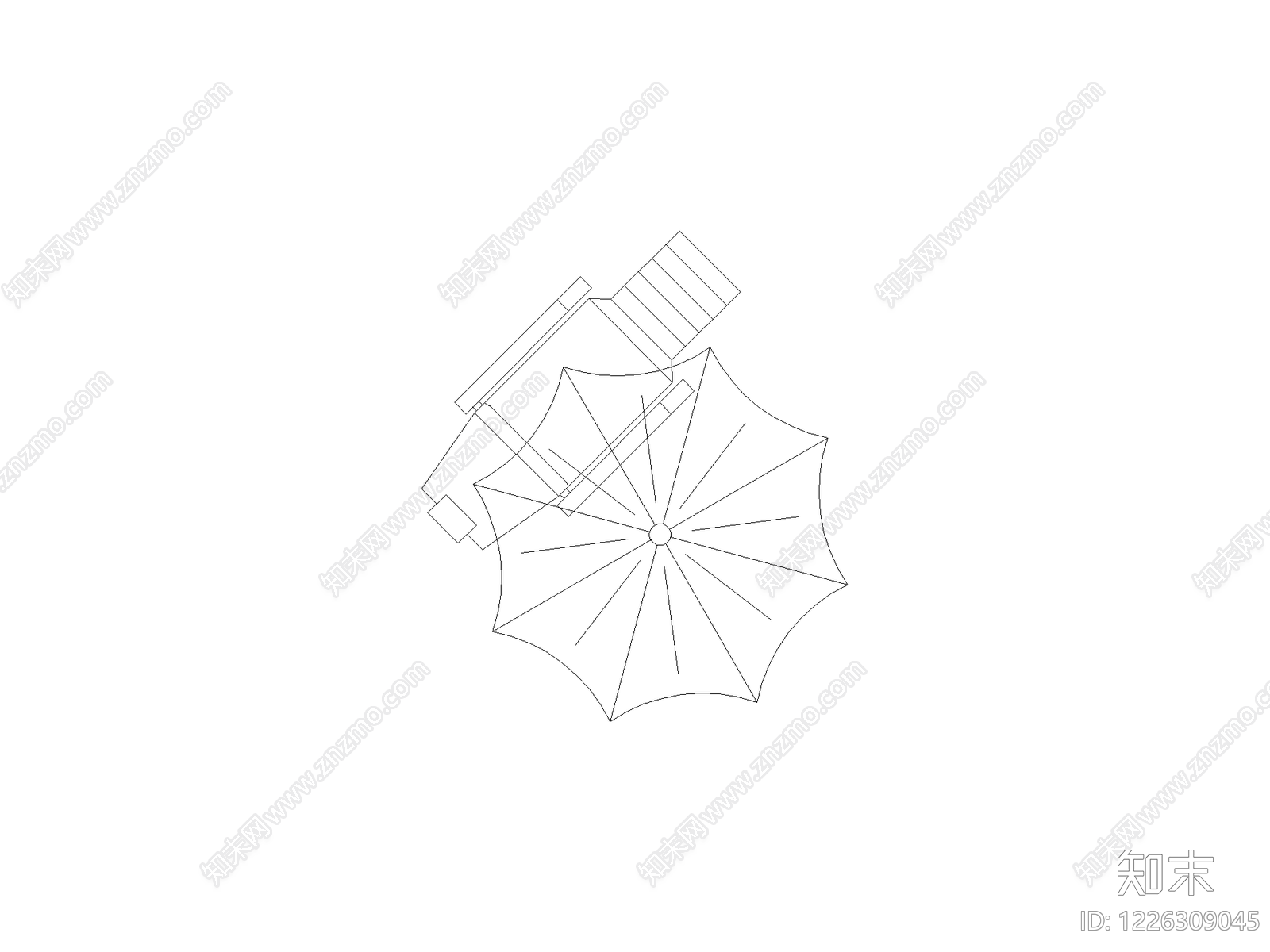 楼梯栏杆扶手CAD图纸
