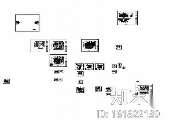 [湖北]足浴保健会所室内装修图cad施工图下载【ID:161822139】