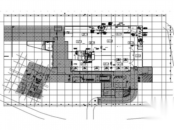 [广东] 9层现代风格文化阅览中心建筑施工图（20...cad施工图下载【ID:166064184】