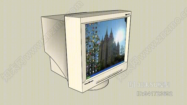 显示器SU模型下载【ID:941723692】