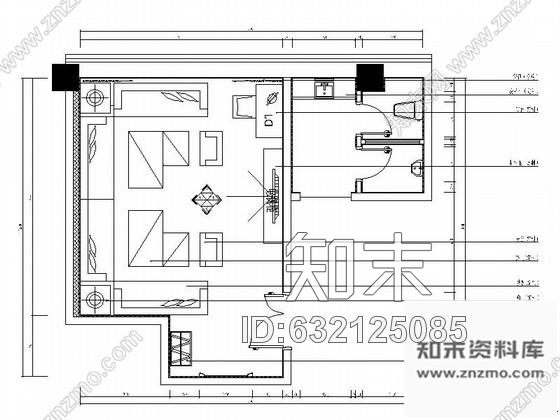 施工图北京欧式奢华KTV包厢室内设计装修图cad施工图下载【ID:632125085】