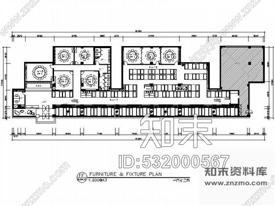 施工图原创青花瓷般明净素雅火锅店CAD施工图含实景照片施工图下载【ID:532000567】