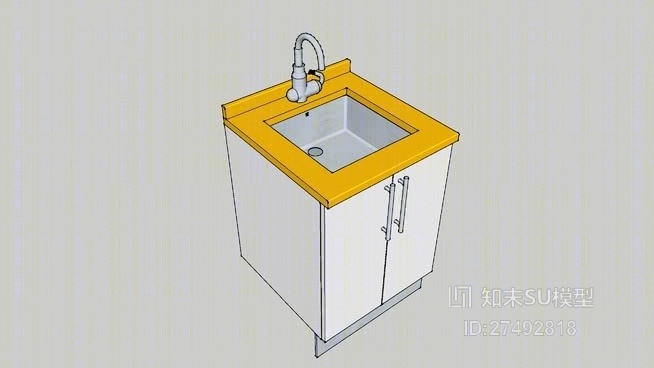 水槽SU模型下载【ID:718061748】