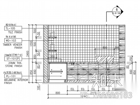 [上海]现代简约酒店休闲区设计CAD施工图cad施工图下载【ID:166680183】