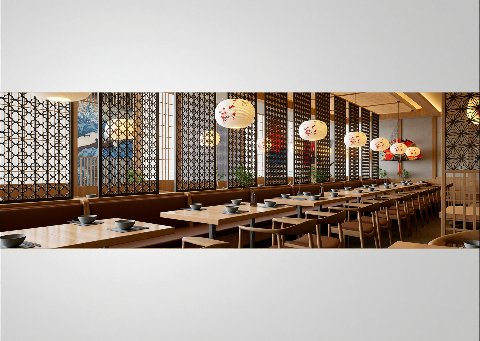 日式日料店3D模型下载【ID:1215119672】