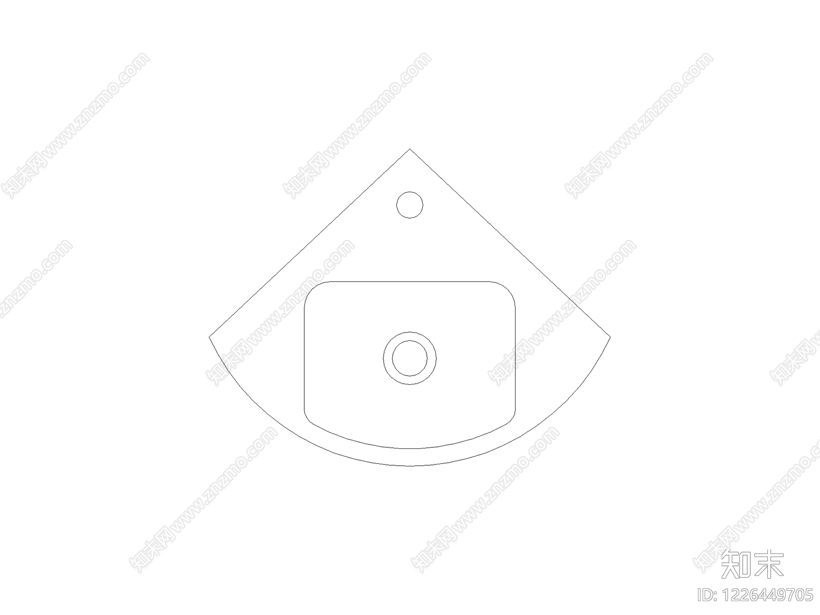 卫浴设施cad施工图下载【ID:1226449705】