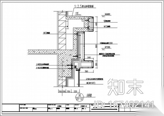 烟台某幕墙工程图纸cad施工图下载【ID:167402141】