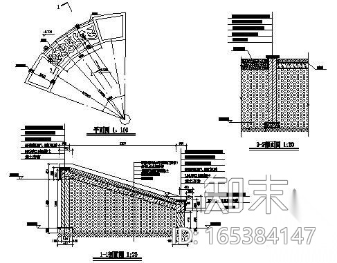 河北广场全套施工图cad施工图下载【ID:165384147】