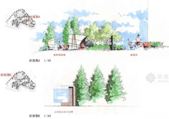 [天津]某地区重建项目景观设计方案cad施工图下载【ID:161112148】