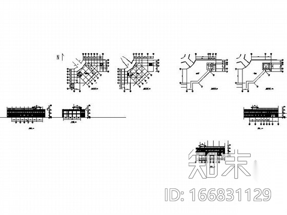 [仿古建]海盐某二层古玩交易市场建筑方案图施工图下载【ID:166831129】