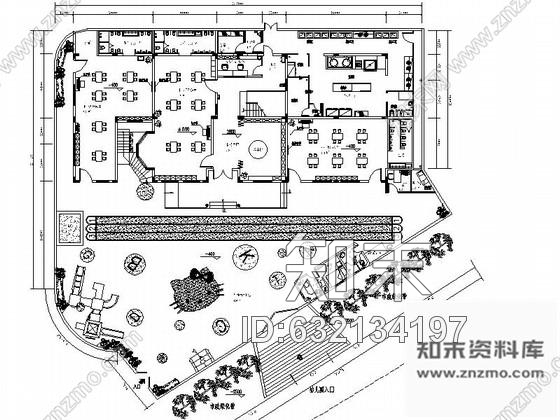 施工图原创活泼可爱粉嘟嘟幼儿园装修施工图含效果图施工图下载【ID:632134197】