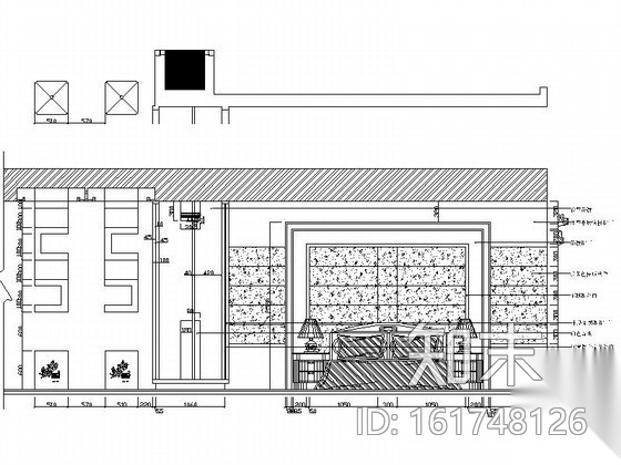 中式风格家居用品专卖店室内设计装修图（含效果）施工图下载【ID:161748126】