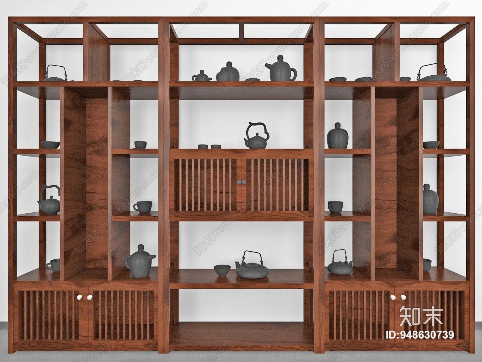 中式家具3D模型下载【ID:948630739】