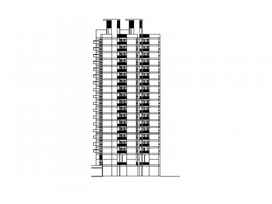 [深圳]某金地网球花园一期公寓建筑施工图cad施工图下载【ID:166700121】